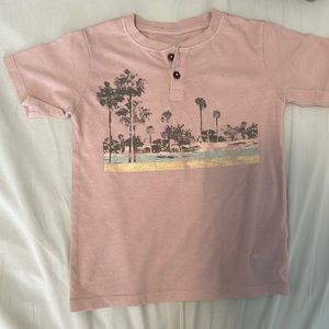 toddler boy t-shirt color light pink size 3T